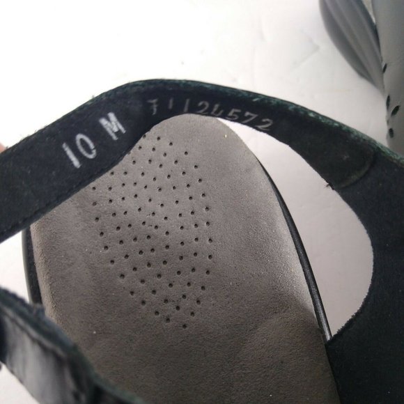 SAS Duo Sandals Black Leather Adjustable Size 10 M - Picture 6 of 7